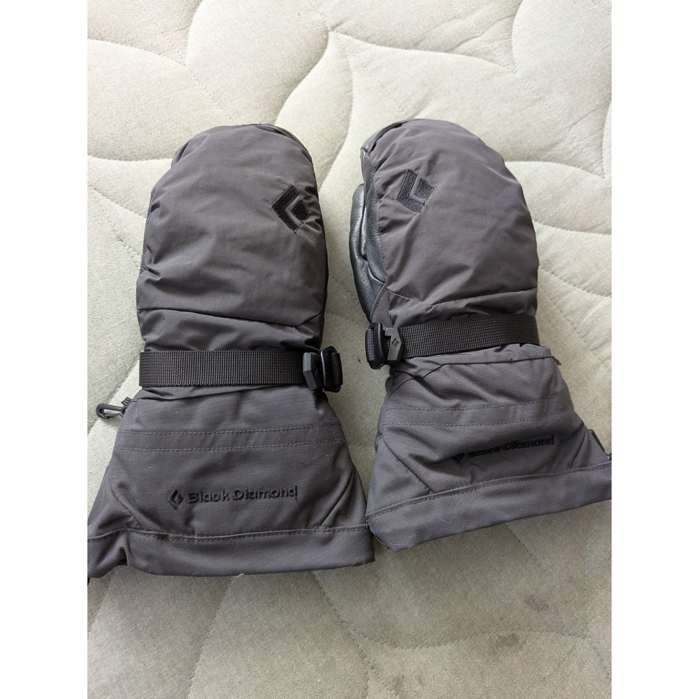Black Diamond Women's M Mercury BDry Polartec Goat Skin Leather Palms Mittens